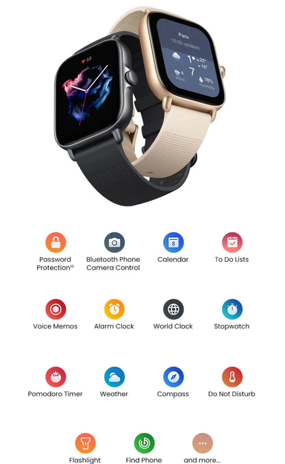 Waterproof Smart Watch with GPS