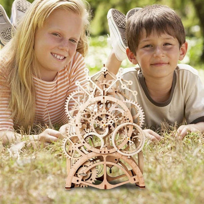 Pendule horloge 170 pièces 3D jouets de puzzle en bois pour les enfants