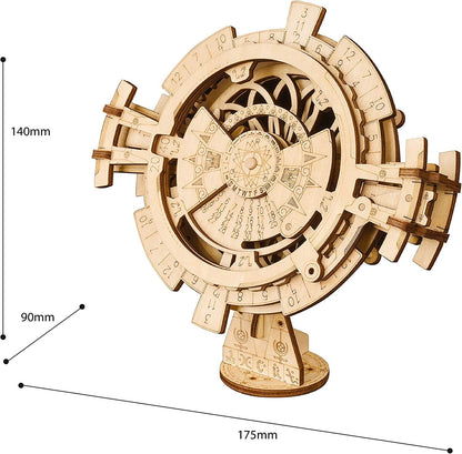 Puzzle en bois 3D, assemblage de calendrier perpétuel, jouet pour enfants