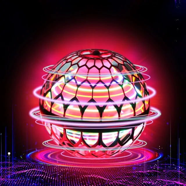 Flying Ball UFO Hanging LED Automatic Spinning