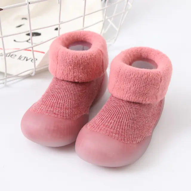 Chaussures chaussettes super chaudes pour enfants