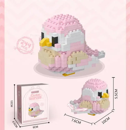 Kawaii Cute Birds Building Blocks