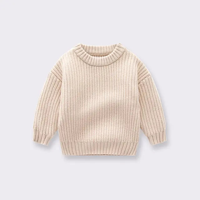 Pull tricoté pour bébé