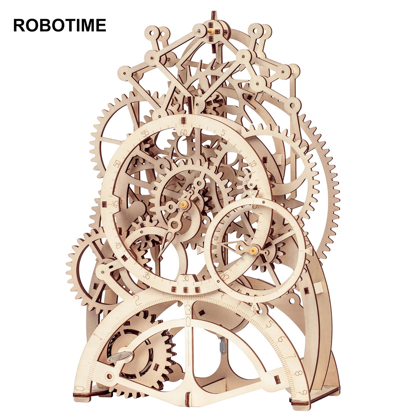 Pendulum Clock 170 Pcs 3D Wooden Puzzle Toys For Kids