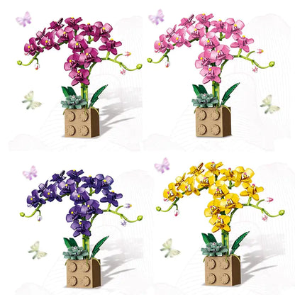 Flower Orchid Building Blocks