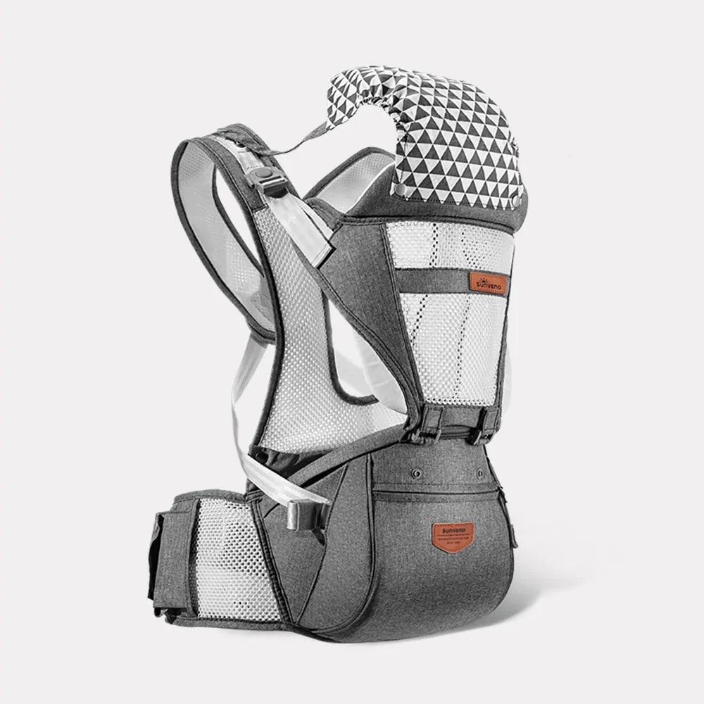 Ergonomic Baby Carrier with Hip Seat.