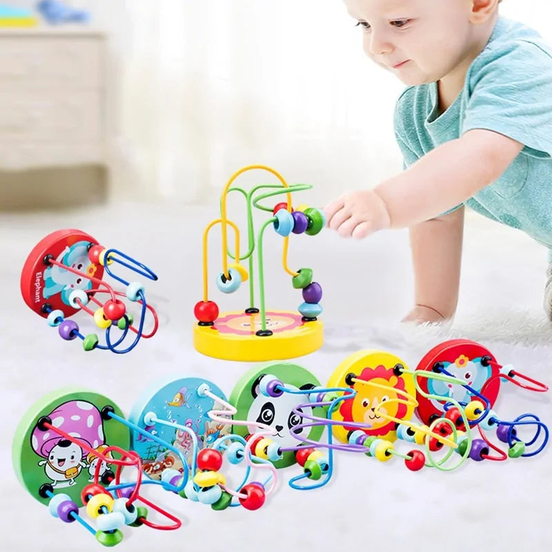 Baby Toy Wooden Roller Coaster.