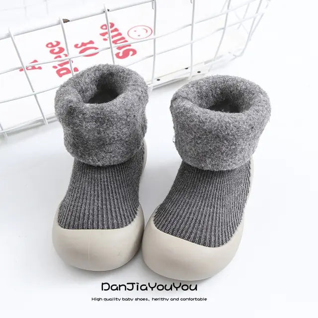 Chaussures chaussettes super chaudes pour enfants