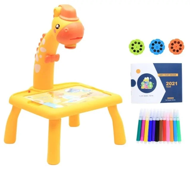 Kids' LED Projector Drawing Table