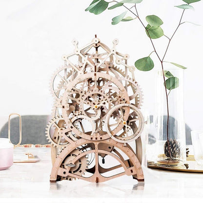 Pendulum Clock 170 Pcs 3D Wooden Puzzle Toys For Kids