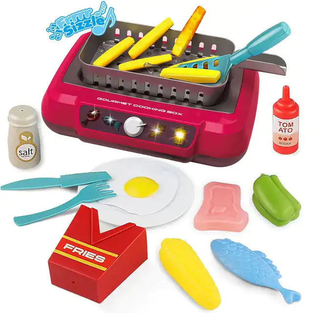 Pretend Play Gourmet Cooking Box for Kids