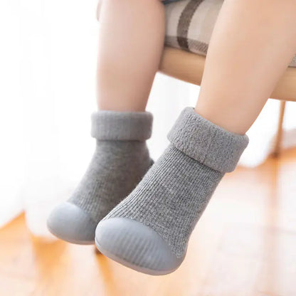 Chaussures chaussettes super chaudes pour enfants