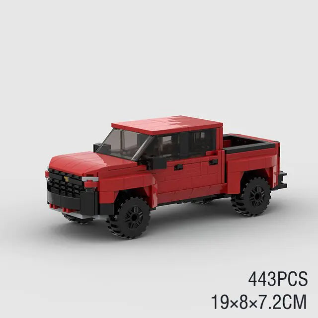 Off-road Pickup Truck Building Blocks