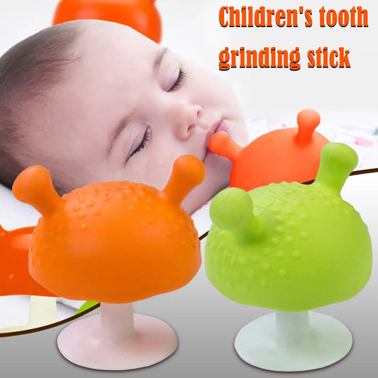 Mushroom Shape Baby Teether Stick