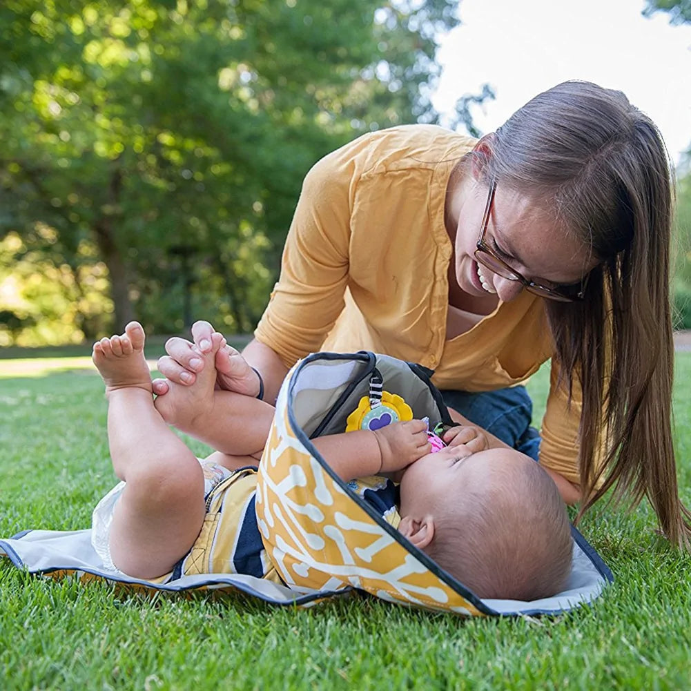 Portable Waterproof Baby Diaper Changing Pouch.