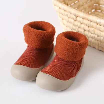 Chaussures chaussettes super chaudes pour enfants