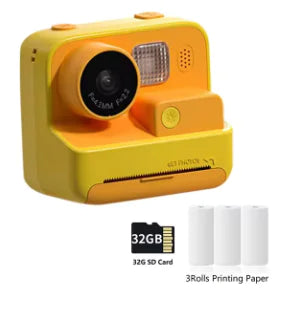 Camera with Thermal Print Paper for Kids