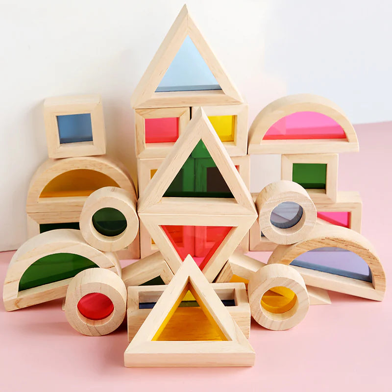 Montessori Kaleidoscope Block Builder