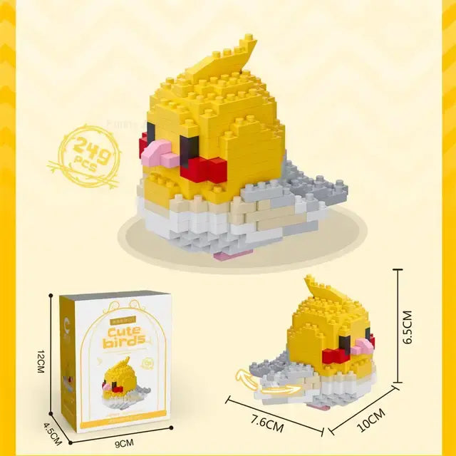 Kawaii Cute Birds Building Blocks