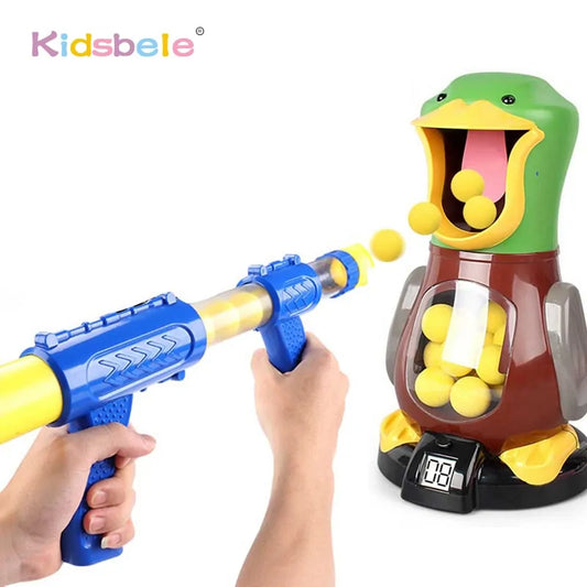 Duck Air Pump Powered Kids Gun