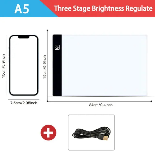 Dimmable LED Drawing Pad for Kids