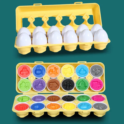 Montessori Toy Matching Eggs