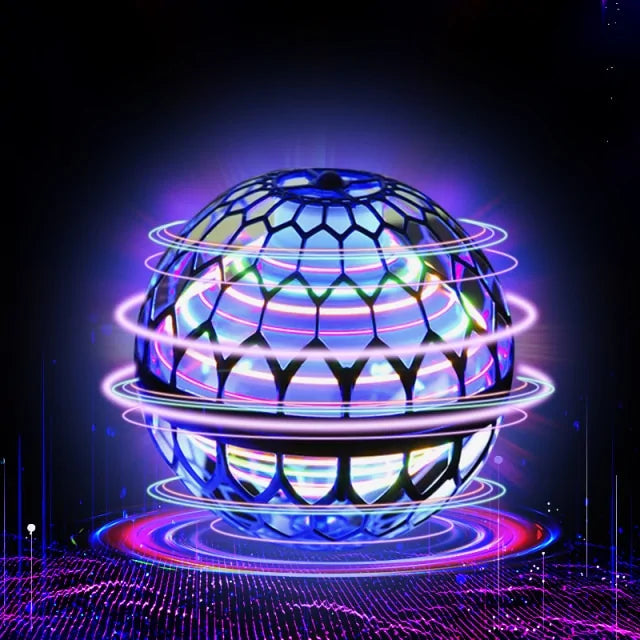 Flying Ball UFO Hanging LED Automatic Spinning