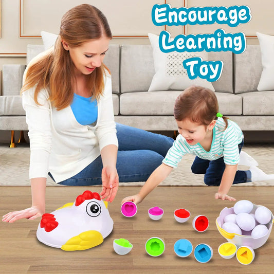 Matching Montessori Sensory Educational Eggs