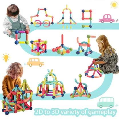 Magic Magnetic Building Blocks Toy