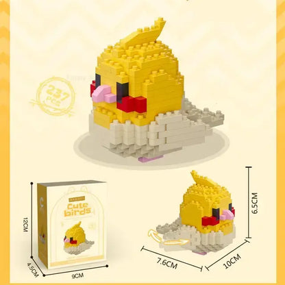 Kawaii Cute Birds Building Blocks