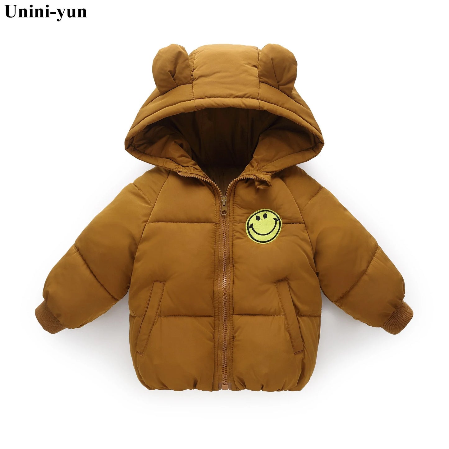 Kids Warm Hooded Coat.