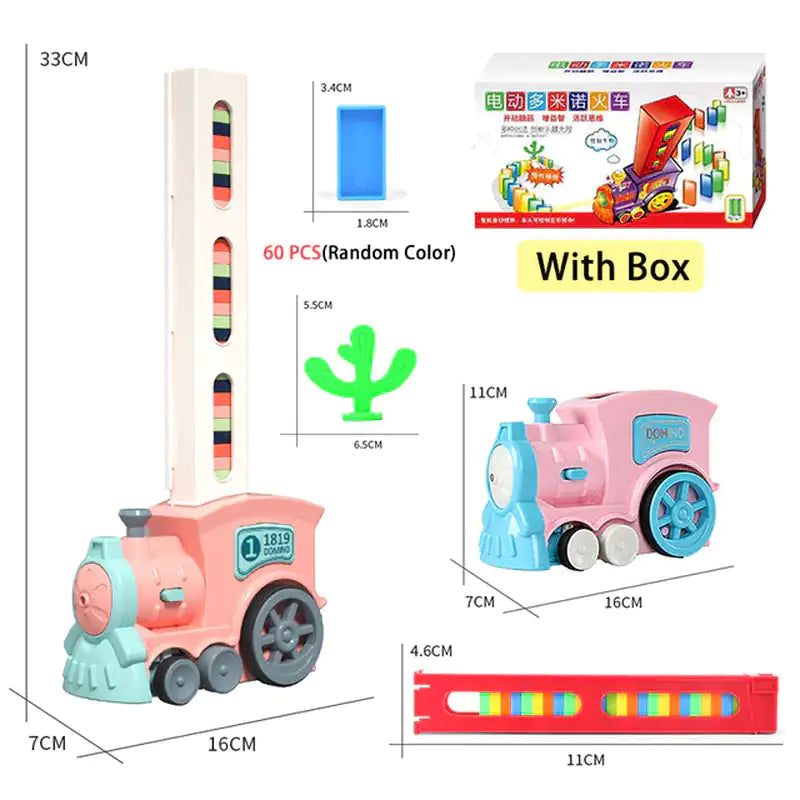 Domino-Eisenbahnwagen-Set für Kinder