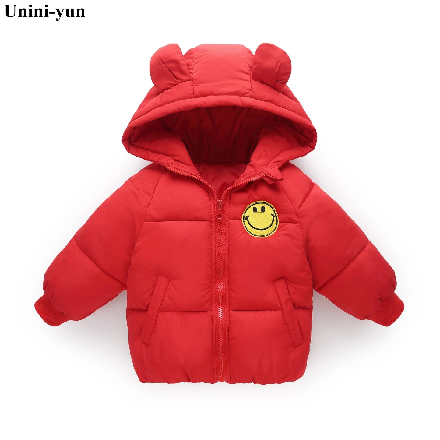 Kids Warm Hooded Coat.