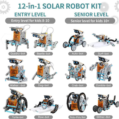 Solar-powered DIY Robot Kits