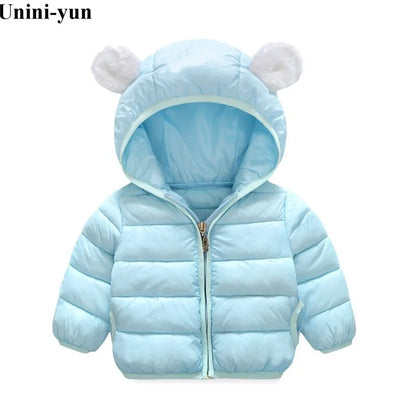 Kids Warm Hooded Coat.