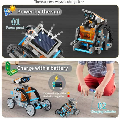 Solar-powered DIY Robot Kits