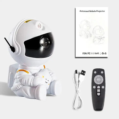 Astronaut Star Galaxy Night Light Projector For Kids' Bedroom