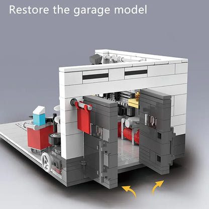 Baustein Garage Auto Spielzeug