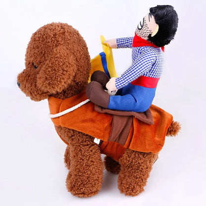 Dog Riding Cowboy Toy