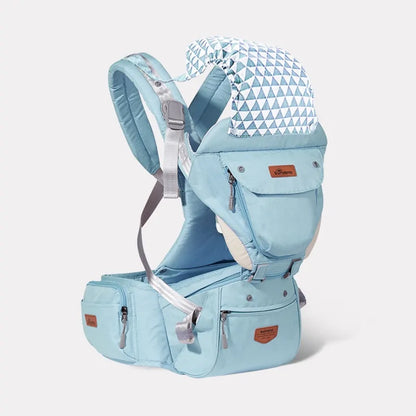 Ergonomic Baby Carrier with Hip Seat.