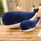 Jouets en peluche doux petite baleine bleue