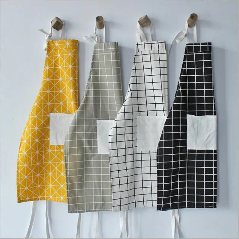 Matching Cotton Linen Aprons