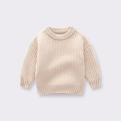 Pull tricoté pour bébé