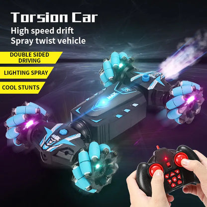 4WD Gesture Sensing Twisting With Lights Stunt Drift Car Controlled Radio Remote