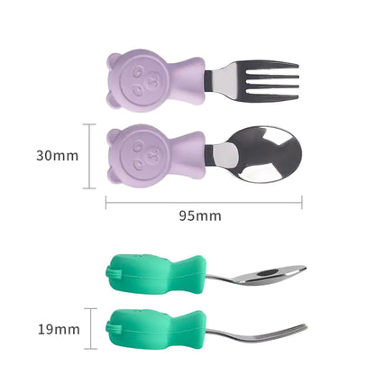 Stainless-Steel Kids' Cutlery Set