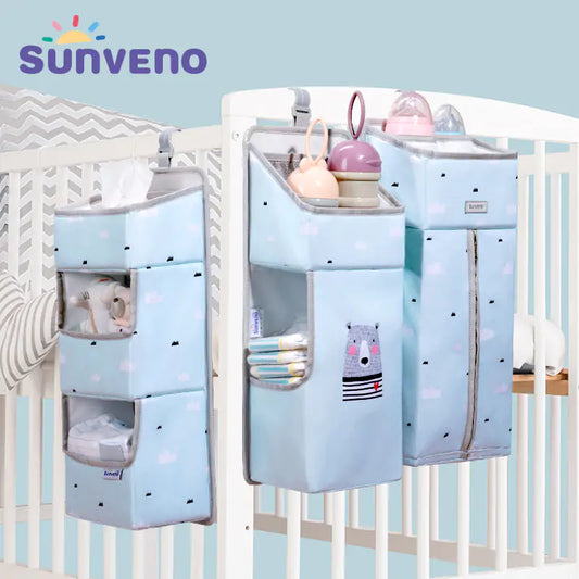 Baby Crib Hanging Storage Organizer.