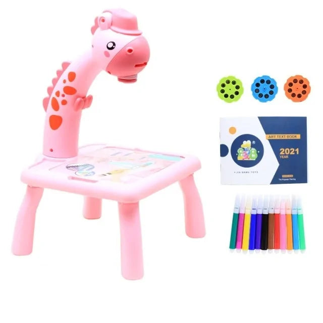 Kids' LED Projector Drawing Table