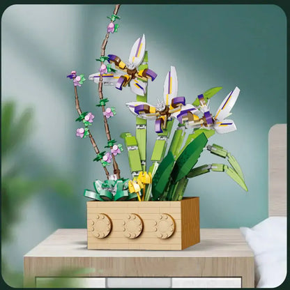 Flower Orchid Building Blocks