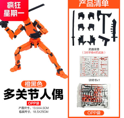 Multi-Jointed Shapeshift Robot Toys