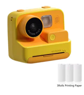 Camera with Thermal Print Paper for Kids